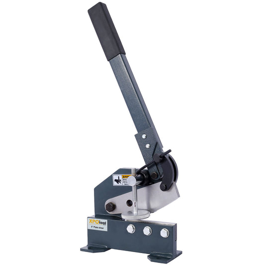 Industrial 5-Inch Sheet Metal Plate Shear, Solid Construction Mounting Type Metal Shear, High Precision Manual Hand Plate Shear - Discount Msrp 