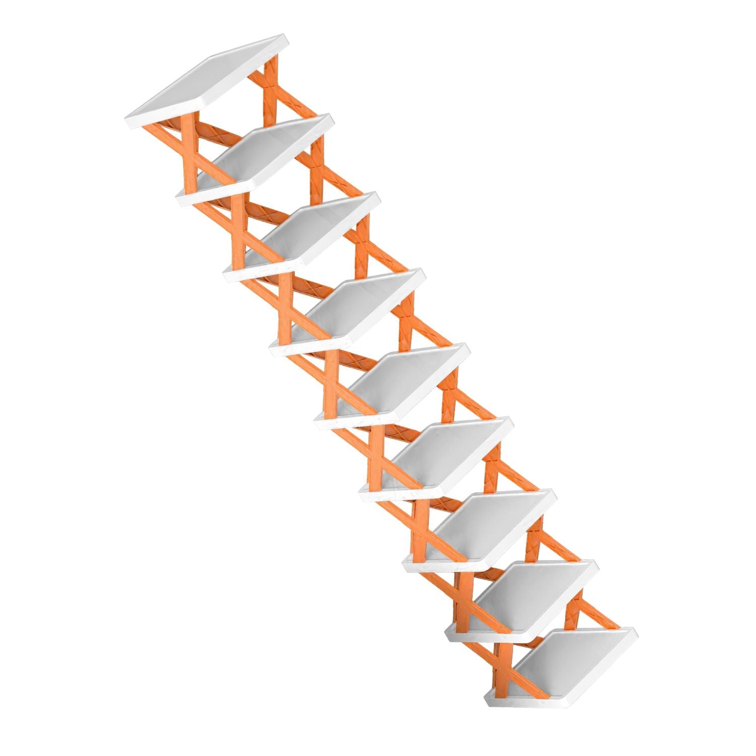 9Tier Narrow Entryway Shoe Rack Plastic Vertical Shoe Organizer Space Saving Free Standing Shoes Storage Shelf Closet Hallway - Discount Msrp 