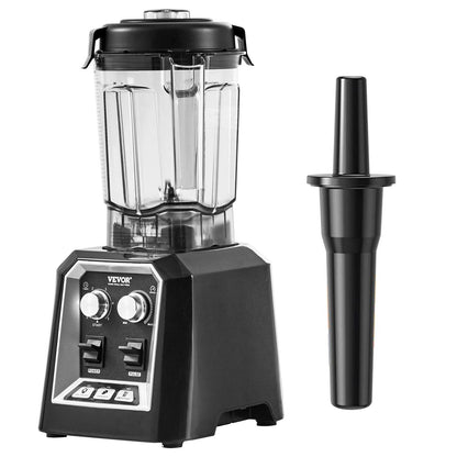VEVOR Professional Blender, Commercial Countertop Blenders, 68 oz Jar Blender Combo, Stainless Steel 3 Functions Blender, for Frozen Drinks, Shakes, Smoothies, Peree, and Crush Ice, Black - Discount Msrp 
