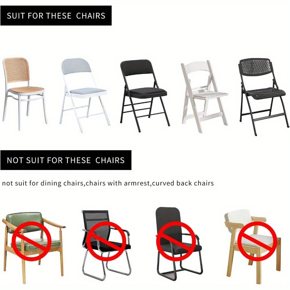 White folding chair covers - 20 elastic chair covers for wedding banquet decoration (white, 20) - Discount Msrp 