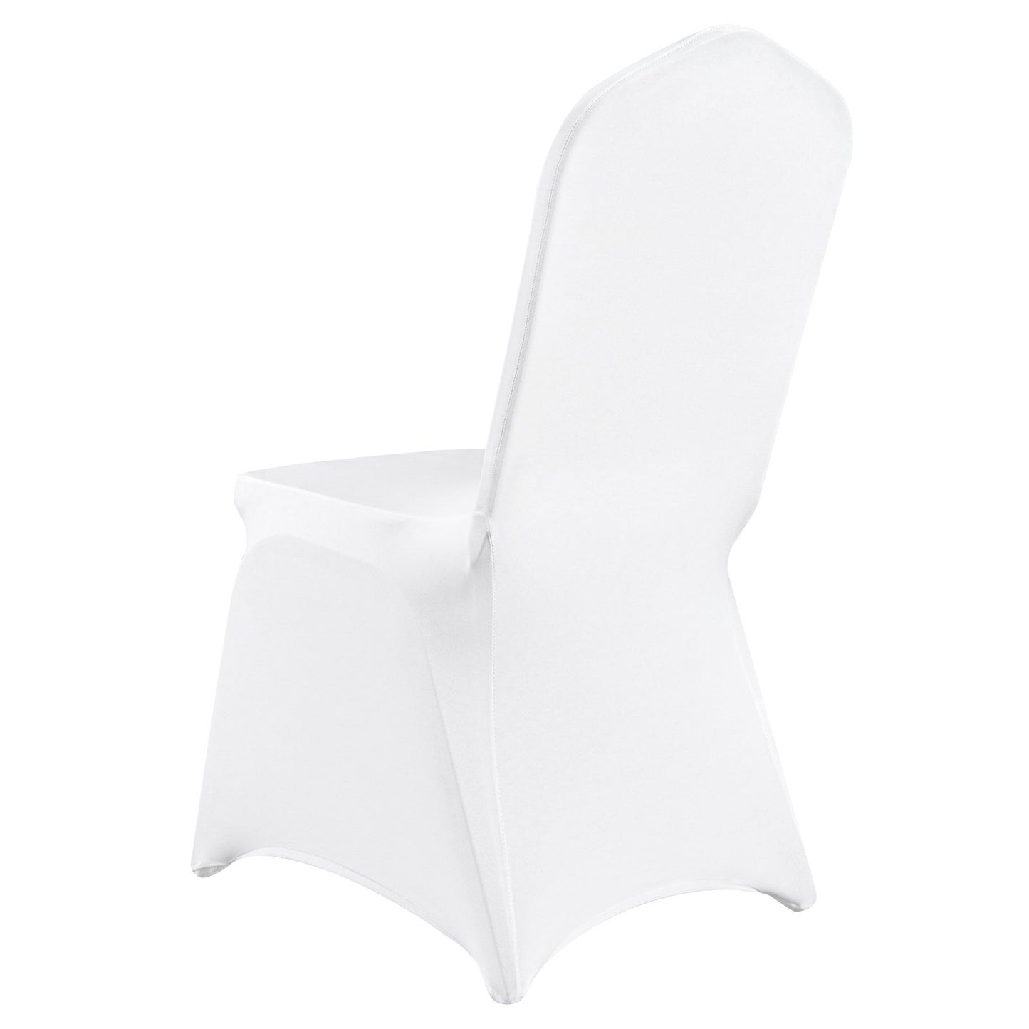 VEVOR Stretch Spandex Folding Chair Covers, Universal Fitted Chair Cover, Removable Washable Protective Slipcovers, for Wedding, Holiday, Banquet, Party, Celebration, Dining (50PCS White) - Discount Msrp 