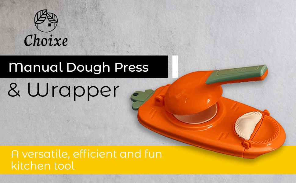 2-in-1 Manual Dough Press. Dumpling Empanada Pastries Maker - Discount Msrp 