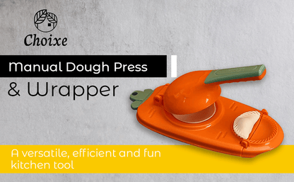 2-in-1 Manual Dough Press. Dumpling Empanada Pastries Maker - Discount Msrp 
