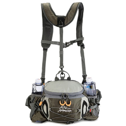 Sports Fanny Pack Canteen Outdoor Multi-functional Hiking Backpack Tourism Large-capacity Climbing Equipment - Discount Msrp 