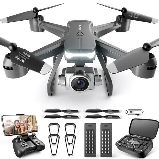 4DRC V14 RC Drone WIFI FPV 4K HD Wide Angle Dual Camera Quadcopter Portable With Bag ,2 Batteries Drone For Beginner,Headless Mode,Gesture Photo - Discount Msrp 