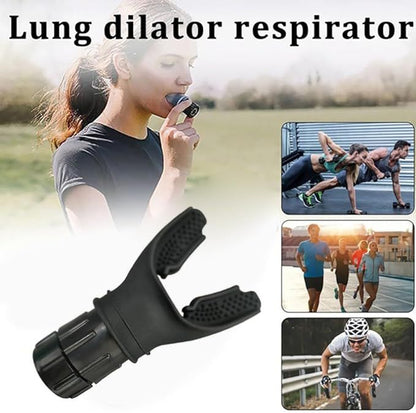 Breathing Trainer Lung Respirator Fitness Equipment - Adjustable Resistance For Respiratory Muscle Training, Reduce Shortness Of Breath - Discount Msrp 