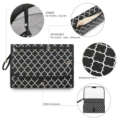 Baby changing diaper pad mother and baby travel portable waterproof diaper pad multifunctional wet wipes bag mommy bag accessories - Discount Msrp 