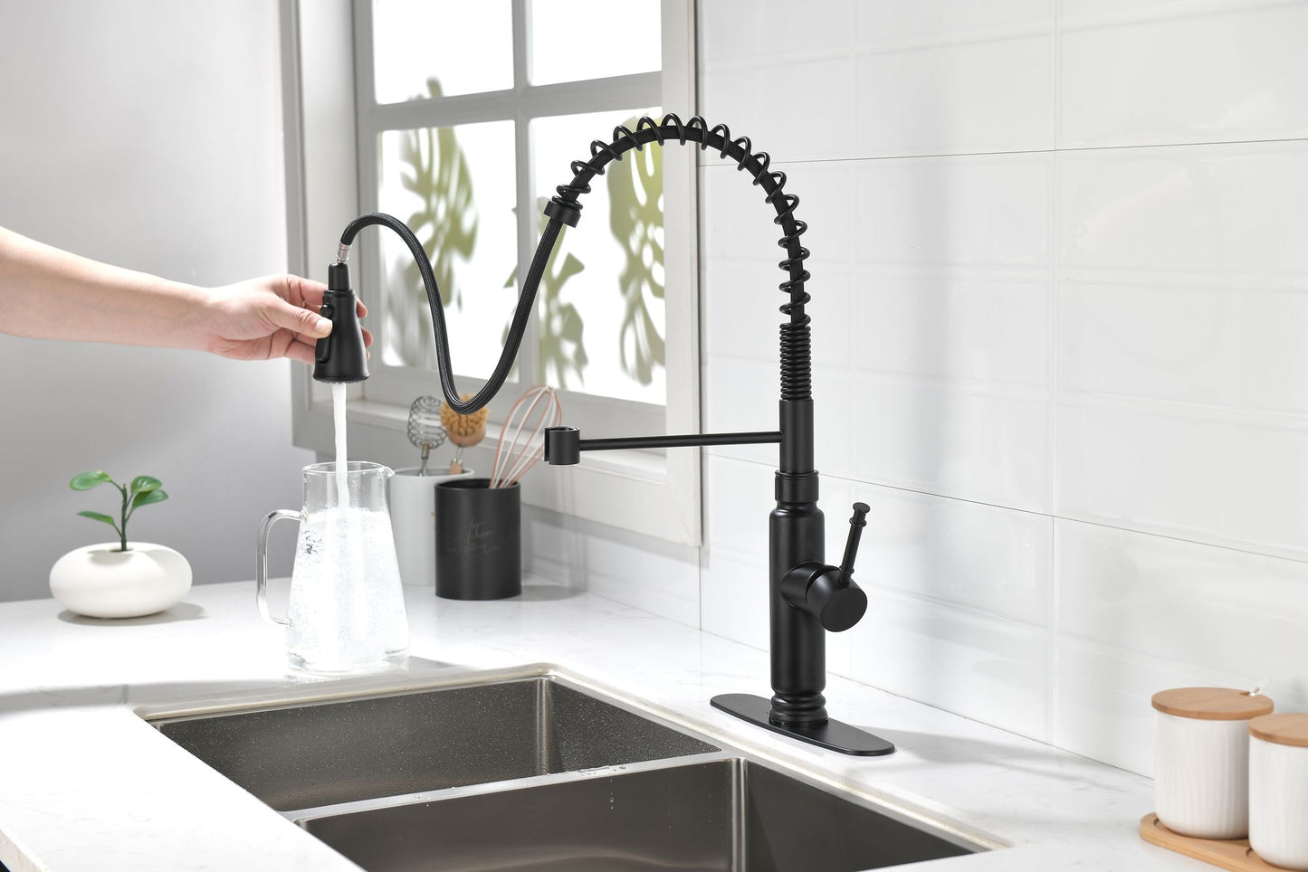 Touch Kitchen Faucet with Pull Down Sprayer - Discount Msrp 