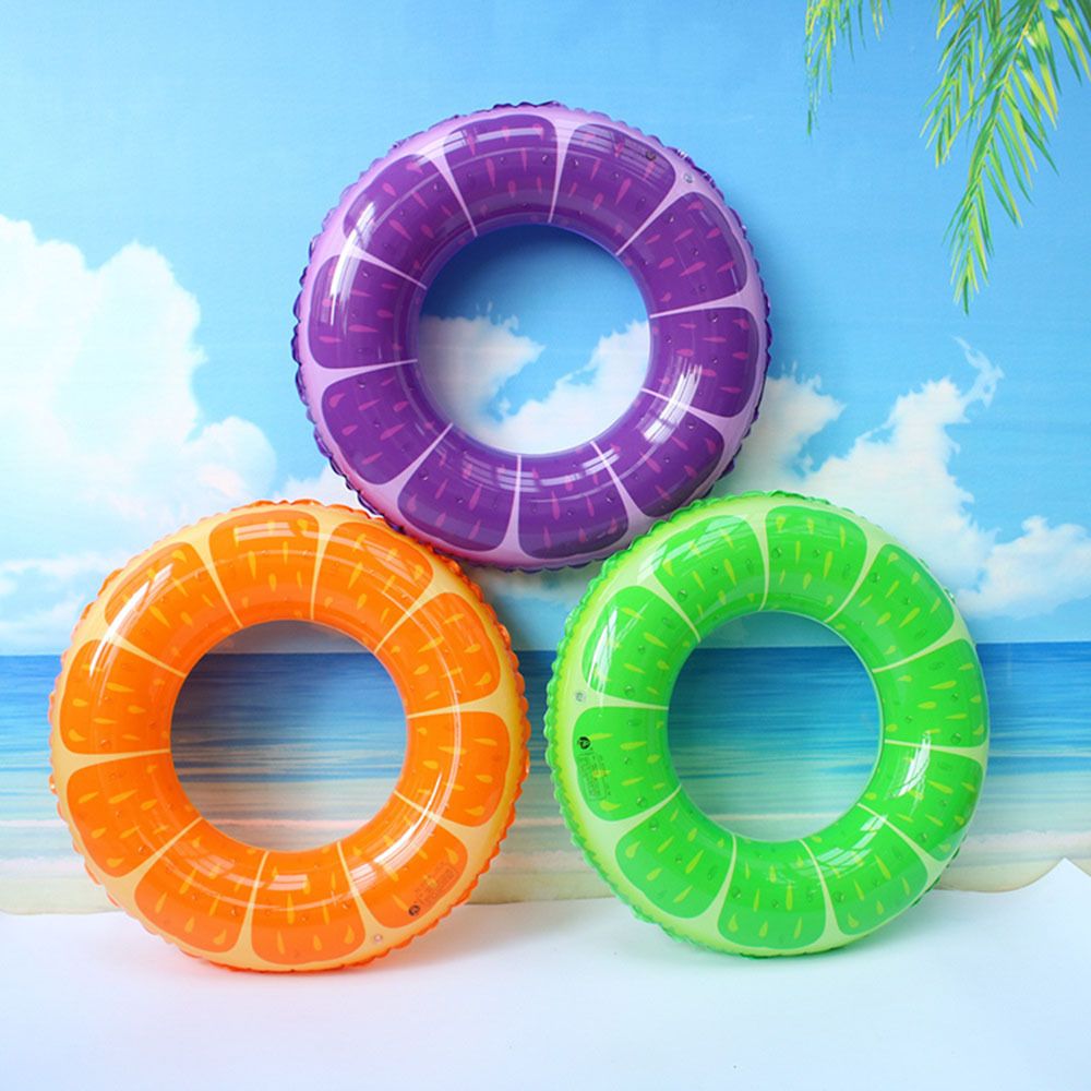 Inflatable Swimming Pool Floating Swimming Ring For Children; Adults; Fruit Swimming Tube Swimming Pool Swimming Ring Floating Swimming Ring - Discount Msrp 