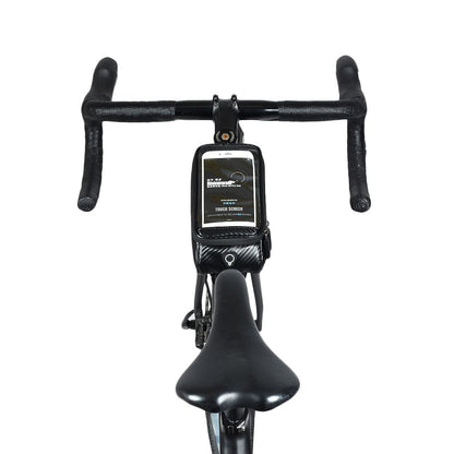 Bike Phone Front Frame Bag Bicycle Bag Waterproof Bike Phone Mount Top Tube Bag Bike Phone Case Holder Accessories Cycling Pouch Compatible Phone Under 6.5' - Discount Msrp 
