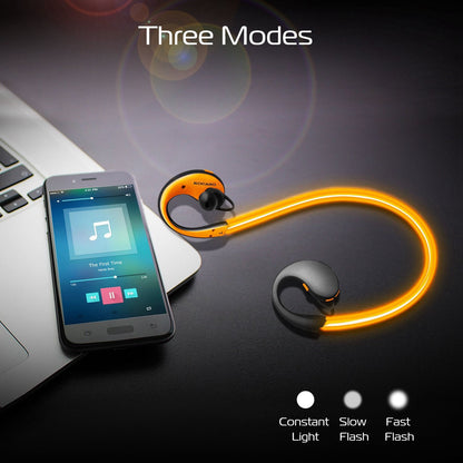 Wireless Sports Headsets Wireless V4.1 Neckband Earphones HD Stereo Sweat-proof Headphones Earbuds - Discount Msrp 