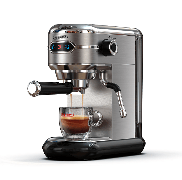 capsule + coffee powder + milk foam 3-in-1 semi-automatic coffee machine 19Bar extraction mocha Nestle espresso 1 cup / 2 cup, electronic button powder hammer 51mm touch sensing 1450W steam - Discount Msrp 