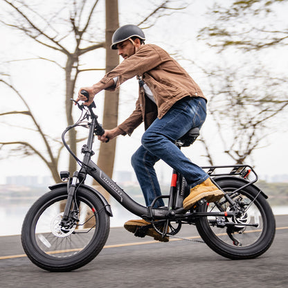 INVANTI EB11 Electric Bike 500W Folding Bike 48V 10.4AH 7S Shimano Electric Bicycle - Discount Msrp 