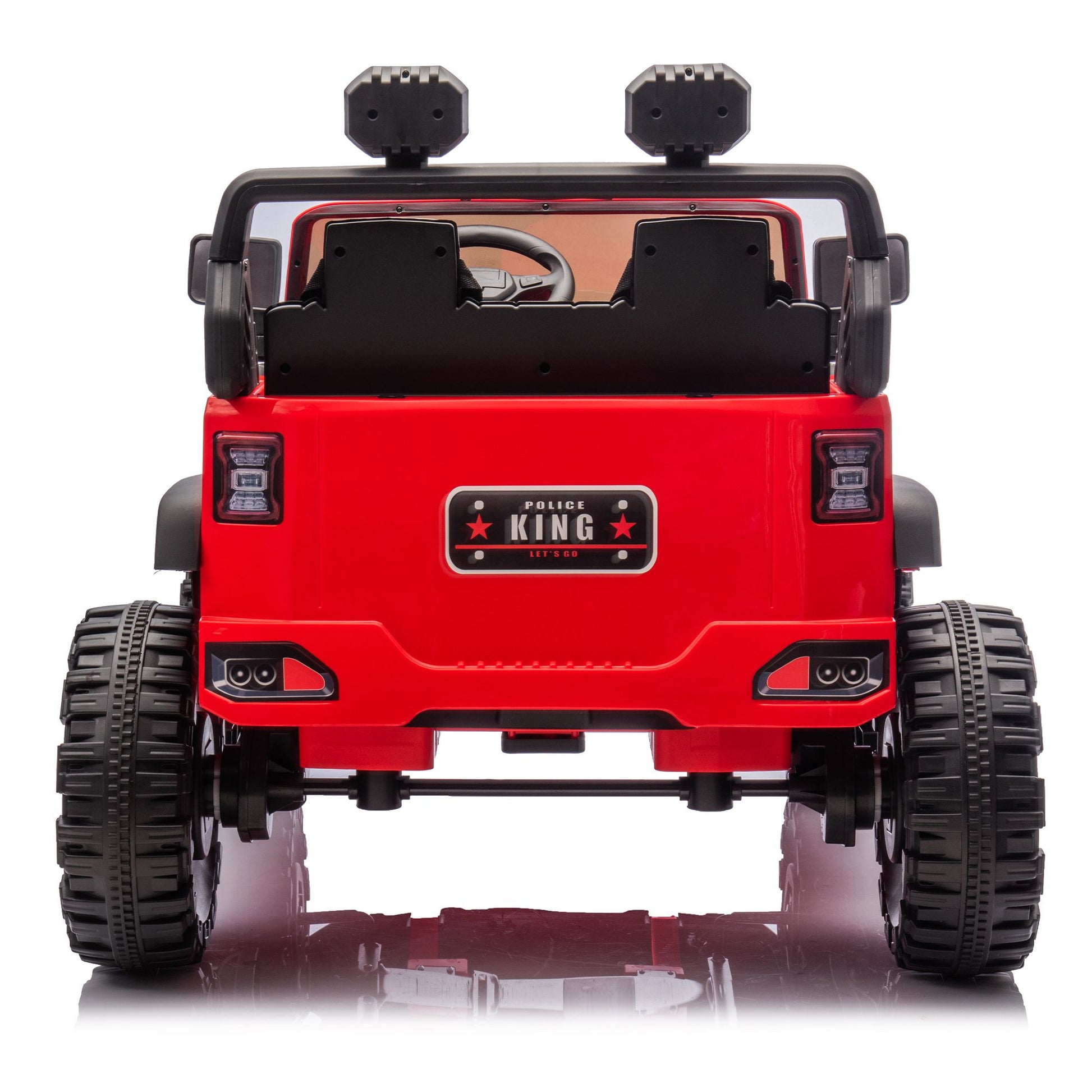 24V Two-seater Kids Ride On Electric Car W/parents control,Seat width 19.69in,400W motor,Four-wheel suspension,light&searchlight,USB,MP3,Bluetooth,Provide a speed of 1.86-4.35MPH for kids of 3+. - Discount Msrp 