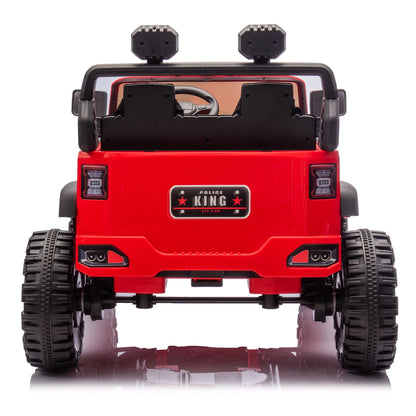 24V Two-seater Kids Ride On Electric Car W/parents control,Seat width 19.69in,400W motor,Four-wheel suspension,light&searchlight,USB,MP3,Bluetooth,Provide a speed of 1.86-4.35MPH for kids of 3+. - Discount Msrp 