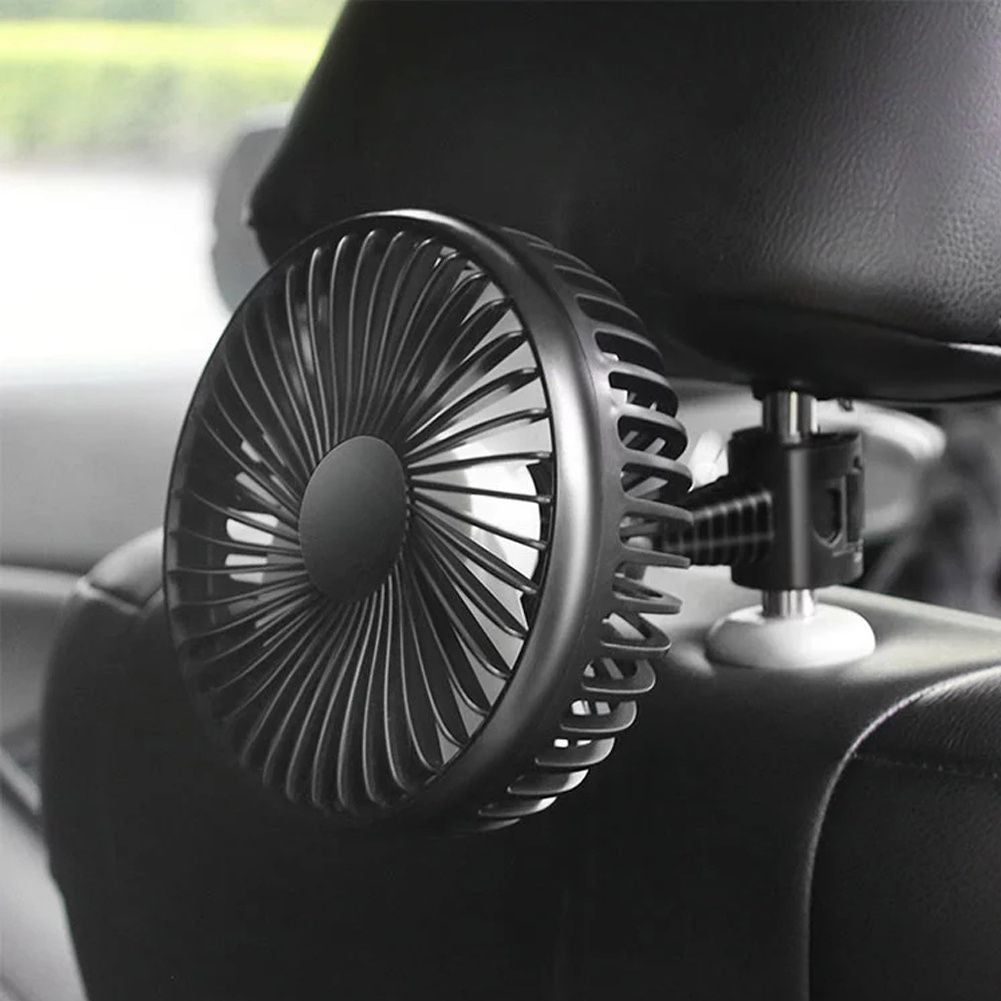 Portable USB Fan With Suction Cup Holder Bracket Stand; Powerful 5.5 Inch Table Desk Fan; Strong Wind; Quiet Mini Fan; Car Dashboard Cooling Air Circulator Fan; Car Fan For Backseat; Car Seat Fan - Discount Msrp 