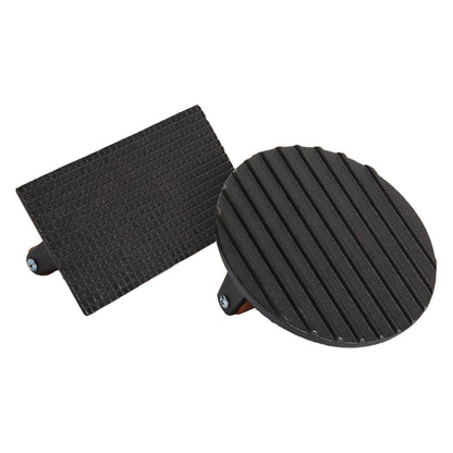 2Pcs Cast Iron Grill Press Pre-Seasoned Steak Weights Smash Burger Press Bacon Meat Smasher with Wood Handle 7in Round & 8.2x4.25in Rectangular Grill Press - Discount Msrp 
