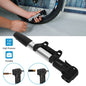 Mini Bike Pump Portable Bicycle Tire Inflator Ball Air Pump w/ Mount Frame For Mountain Road Bike Presta Schrader - Discount Msrp 