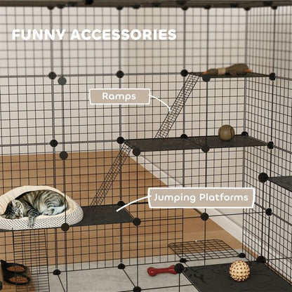 Cat Play Tunnel/Cat Cage ( Amazon Shipping)(Prohibited by WalMart) - Discount Msrp 