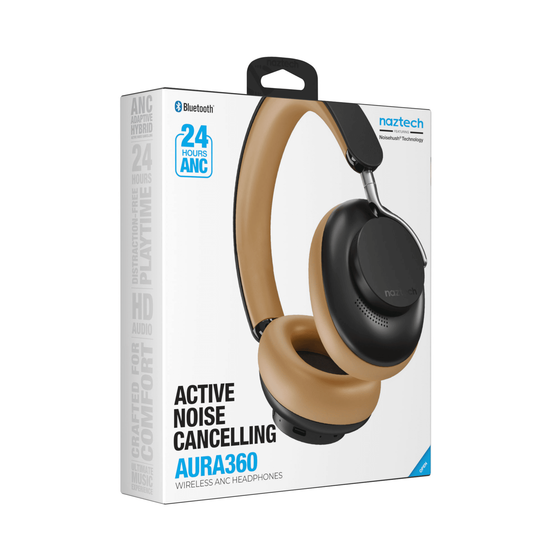 Naztech Aura 360 ANC Wireless Headphones - Discount Msrp 