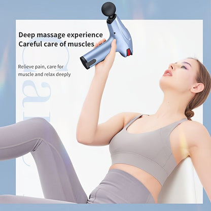 1pc Retinal Gun Deep Muscle Massage Relax Outdoor Fitness Equipment Shock Full Body Massager Electric Massage Gun - Discount Msrp 