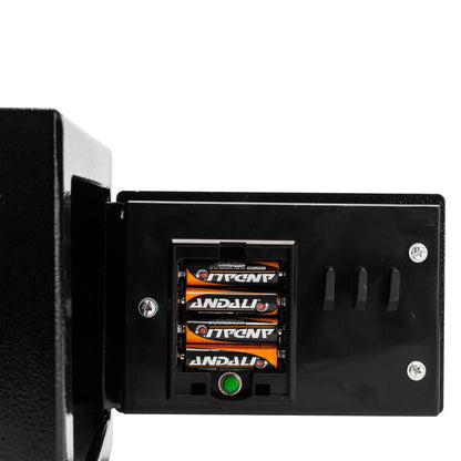17E Home Use Electronic Password Steel Plate Safe Box Black - Discount Msrp 