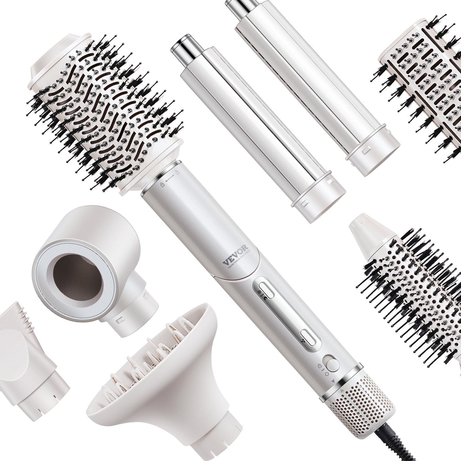 VEVOR Hair Dryer Brush 7-in-1 Professional Multi Styler for Drying Volumizing - Discount Msrp 