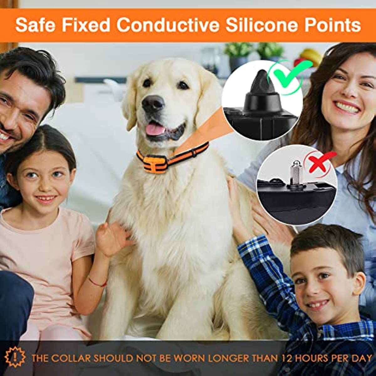 Dog Training Collar; Waterproof Shock Collars for Dog with Remote Range 1640 ft; 3 Training Modes; Beep; Vibration and Shock; Rechargeable Electric Dog Collar for Small Medium Large Dogs - Discount Msrp 