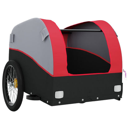 Bike Trailer Black and Red 99.2 lb Iron - Discount Msrp 