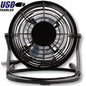 USB Silent Fan Desk Cooler for Laptop Notebook Desktop PC Ofiice Summer Cooling Fan 4 Blades Rotatable USB Mini desk Fans Socket - Discount Msrp 