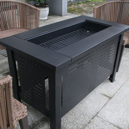 fire pit multifunctional chinese hibachi cooking tea bbq grill patio grill stove table outdoor furniture heating patio - Discount Msrp 