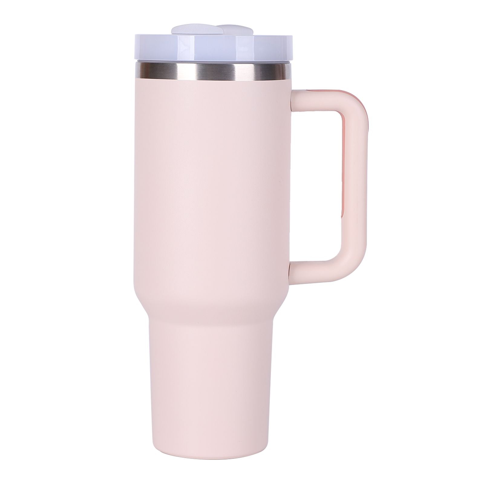 40oz V2 large capacity tumbler, With Handle And Straw Lid, Insulated Reusable Stainless Steel Water Bottles Travel Mug Coffee Cup car cup water cup For Men Women Outdoor Camping Driving, gift - Discount Msrp 