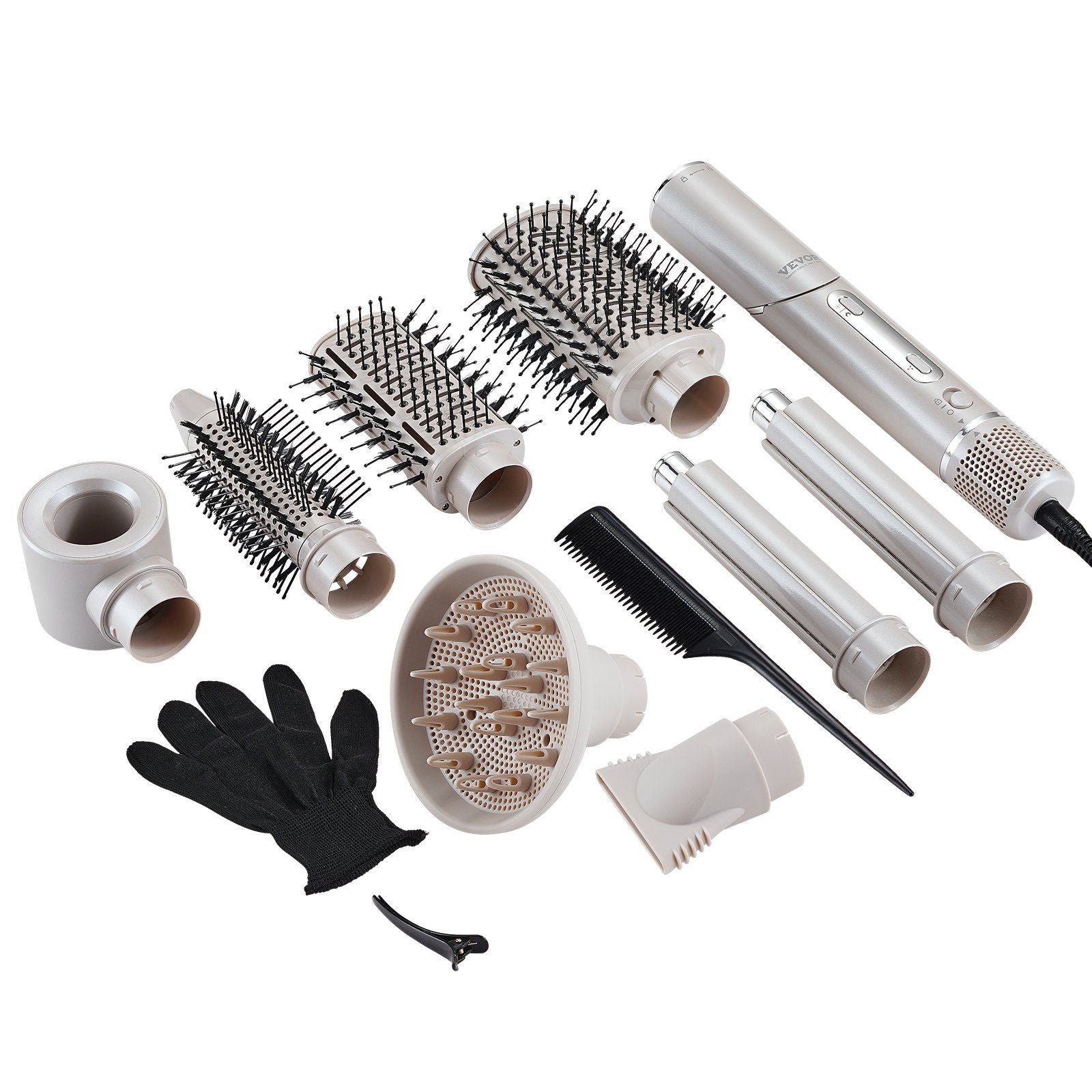VEVOR Hair Dryer Brush 7-in-1 Professional Multi Styler for Drying Volumizing - Discount Msrp 