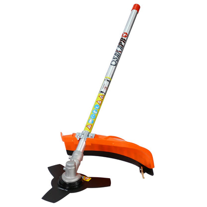 5 in 1 Multi-Functional Trimming Tool, 56CC 2-Cycle Garden Tool System with Gas Pole Saw, Hedge Trimmer, Grass Trimmer, and Brush Cutter EPA Compliant - Discount Msrp 