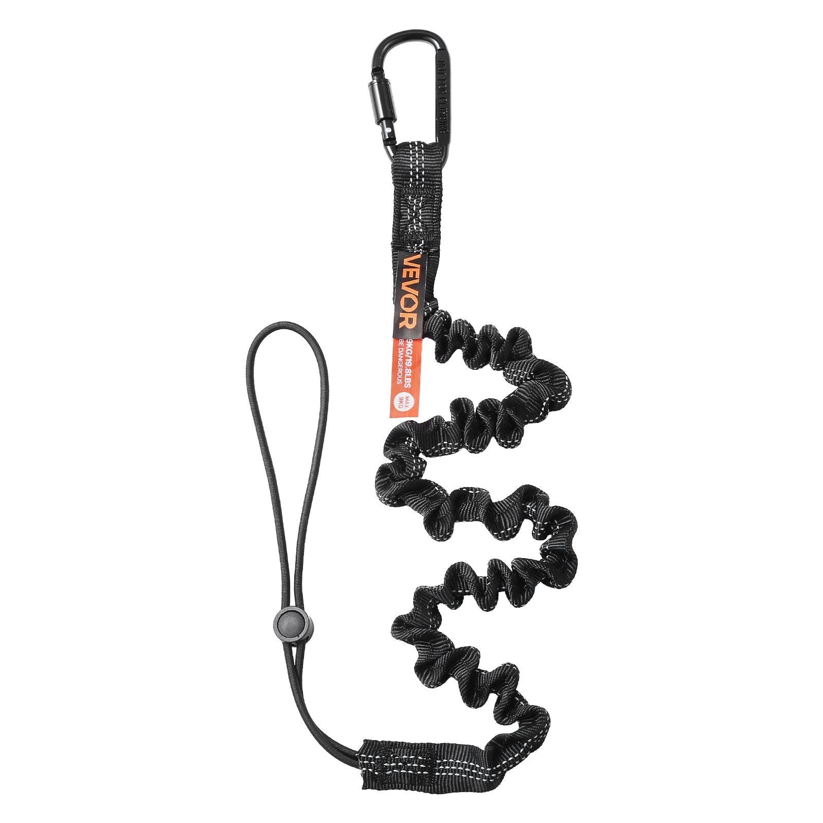 VEVOR 5 Pack Tool Lanyard Fall Protection Tools Leash with Screw Lock Carabiner - Discount Msrp 