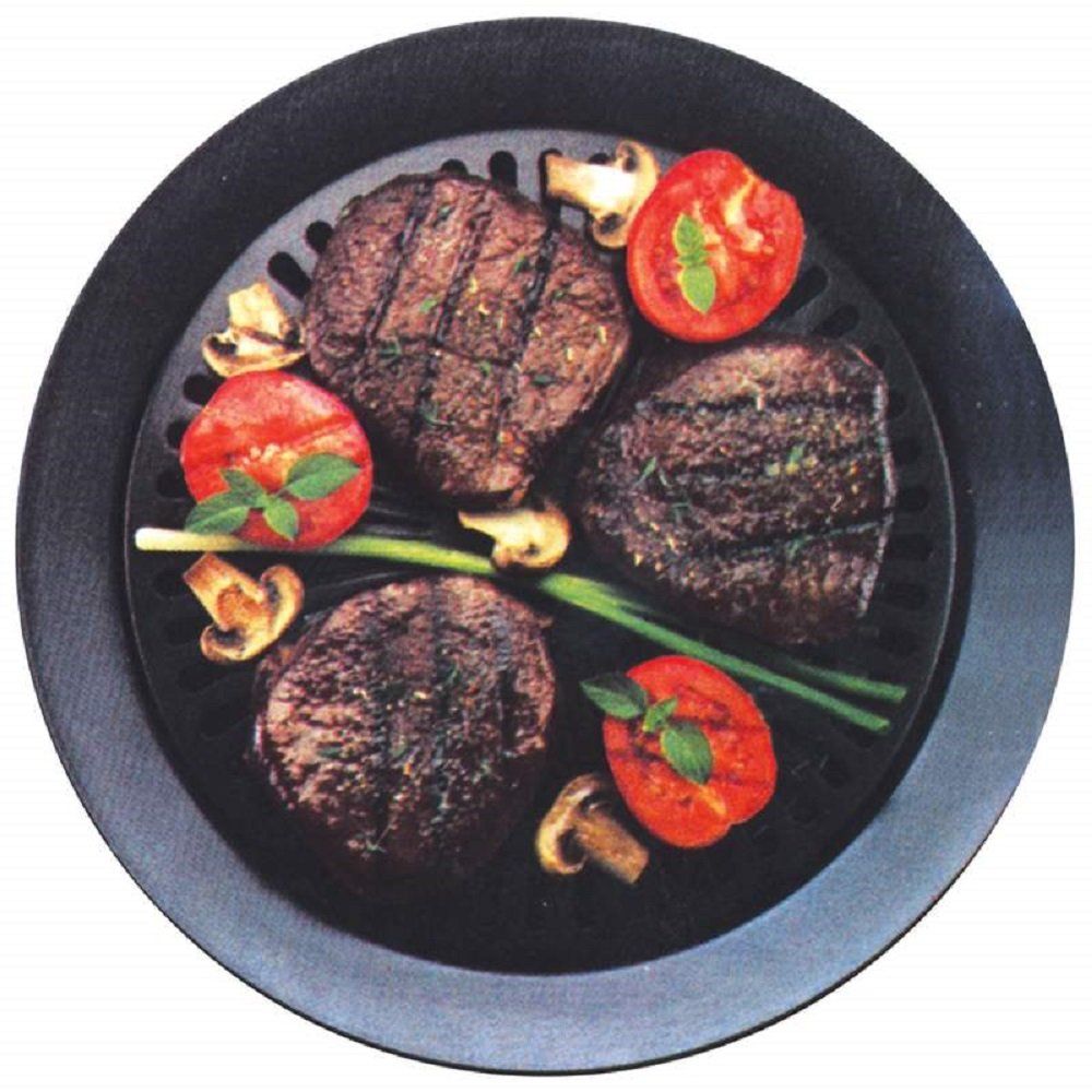 Go Go Smokeless Non-Stick Barbecue Grill For Indoors And Outdoors - Discount Msrp 