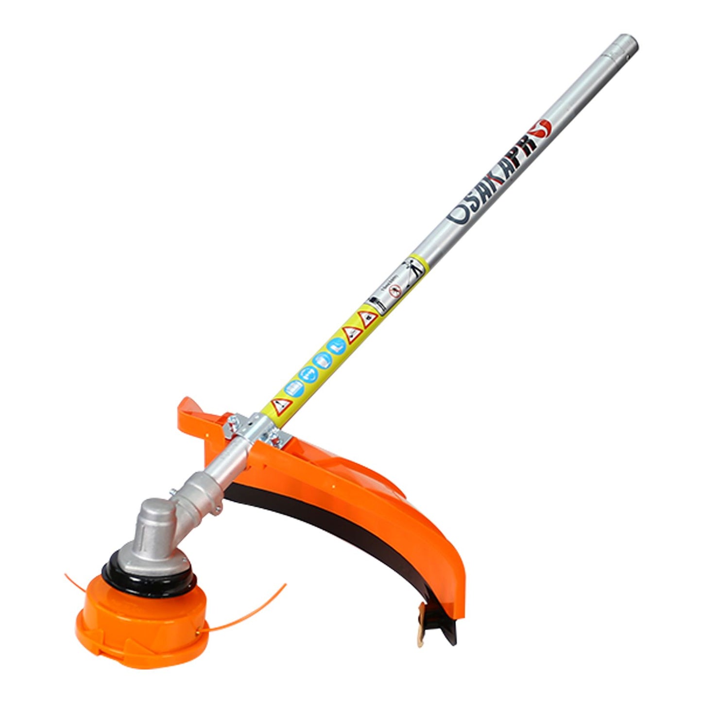 5 in 1 Multi-Functional Trimming Tool, 56CC 2-Cycle Garden Tool System with Gas Pole Saw, Hedge Trimmer, Grass Trimmer, and Brush Cutter EPA Compliant - Discount Msrp 