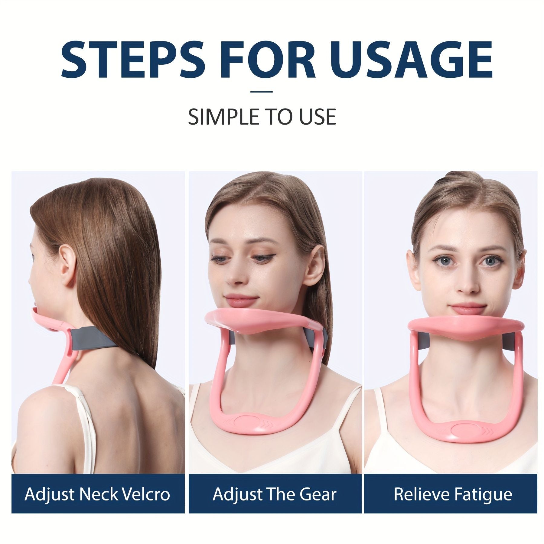 Neck Brace; Cervical Collar Neck Support Brace; Adjustable Anti-Bow Cervical Traction Device For Neck Posture Support Neck Pain Relief; Shoulder And Neck Forward Tilt Support - Discount Msrp 