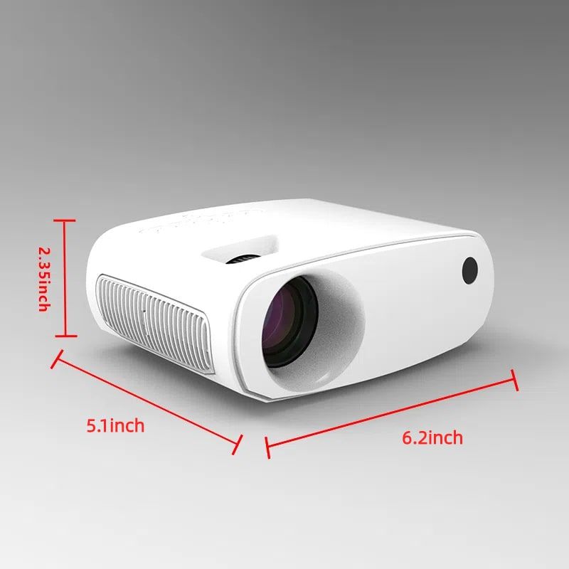 X26 Free shipping from this provider
Mini Projector, 2024 Upgraded 1080P HD Projector, Portable Projector With Tripod, Movie Projector Compatible With Android/iOS/Windows/TV Stick/USB - Discount Msrp 