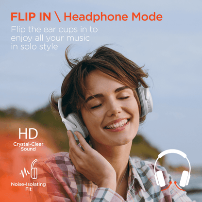 HyperGear Flip 2-in-1 Headphones Plus Speaker - Discount Msrp 