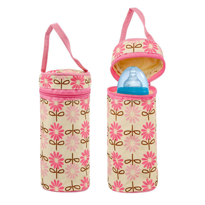 5PCS Baby Nappy Diaper Bags Set Mummy Diaper Shoulder Bags w/ Nappy Changing Pad Insulated Pockets Travel Tote Bags - Discount Msrp 