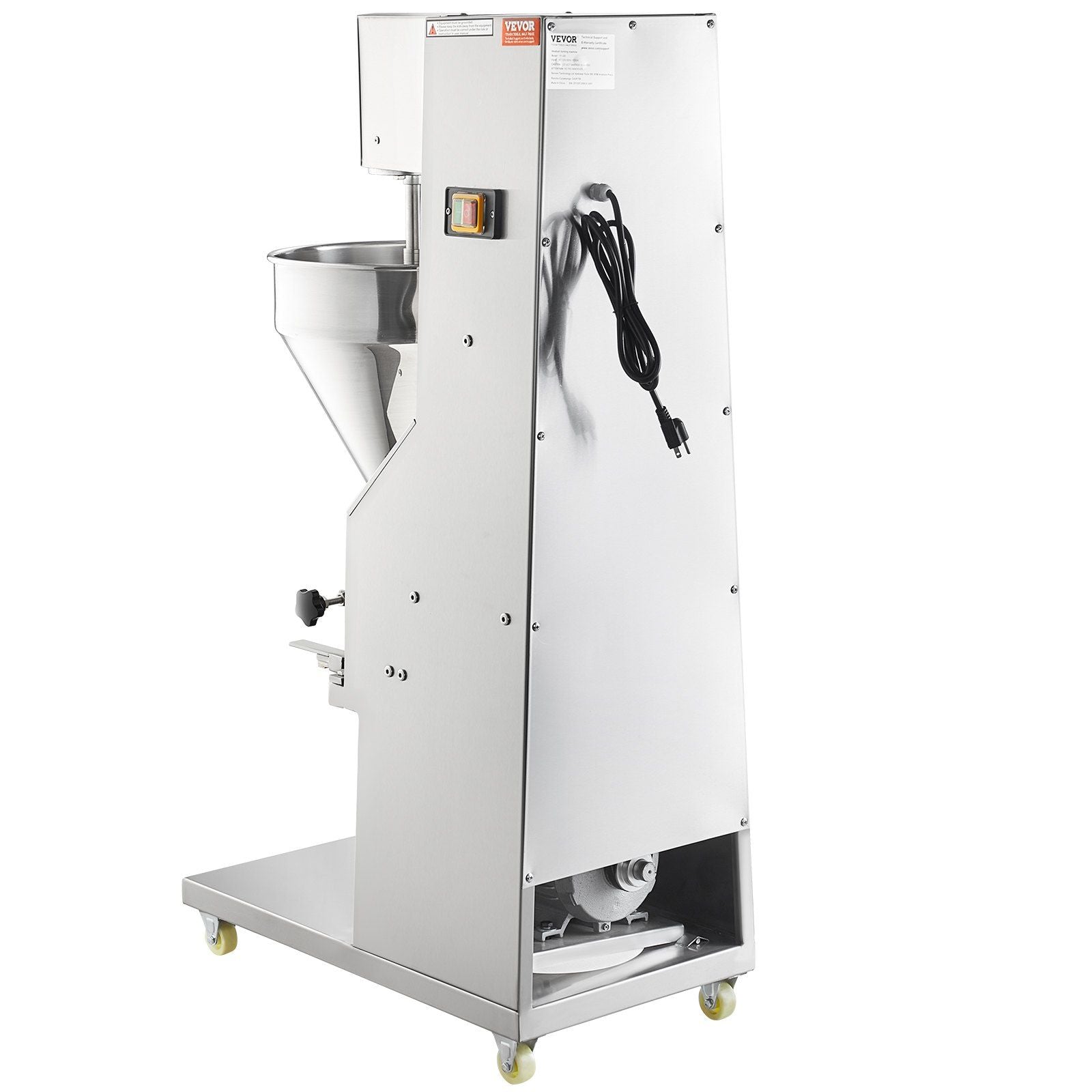 VEVOR Commercial Meatball Forming Machine, 280 PCs/min Automatic Meatball Maker, 1100W Electric Fish Beef Pork Shrimp Ball Making Tool, Stainless Steel Meatball Former with 18/20/22/26/30/32 mm Models - Discount Msrp 