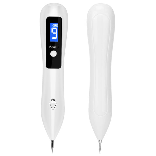 Skin Tag Repair Kit Portable Beauty Equipment Multi-Level with Home Usage USB Charging LCD Level Adjustable 6 Replaceable Needles - Discount Msrp 