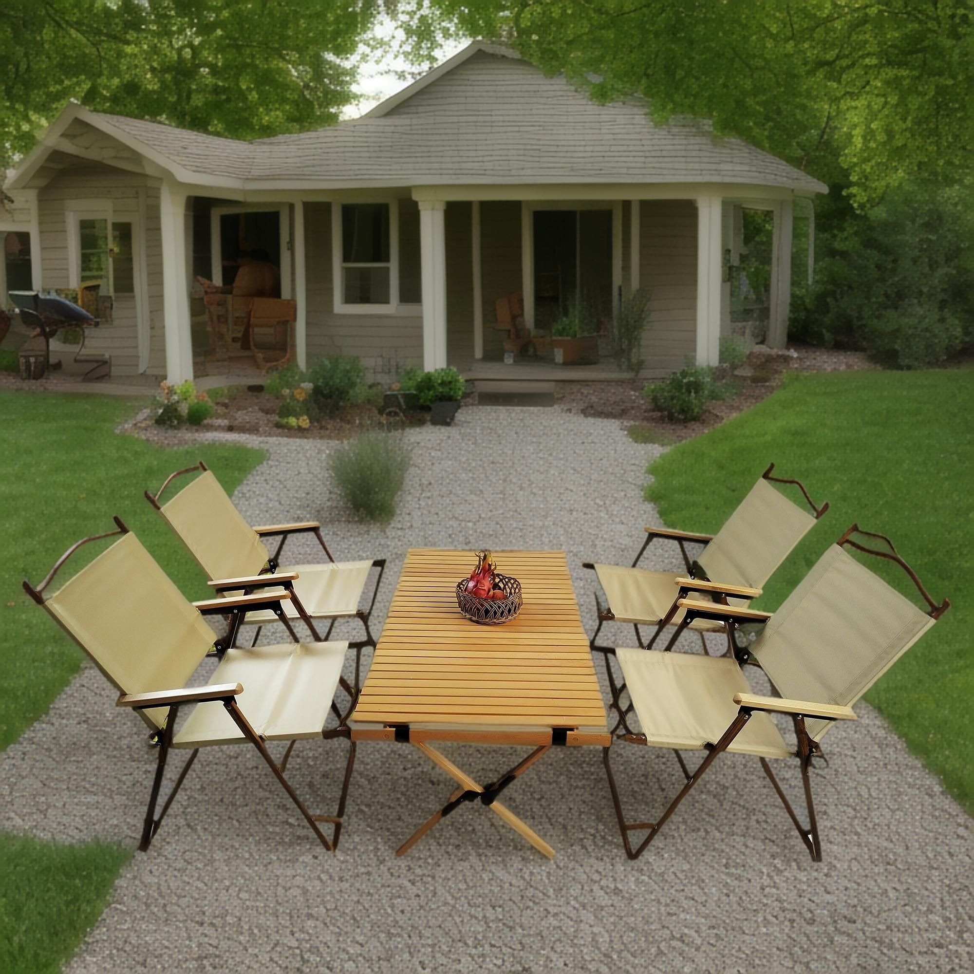 Multi-Function Foldable and Portable , Indoor and outdoor universal ,Natural - Discount Msrp 