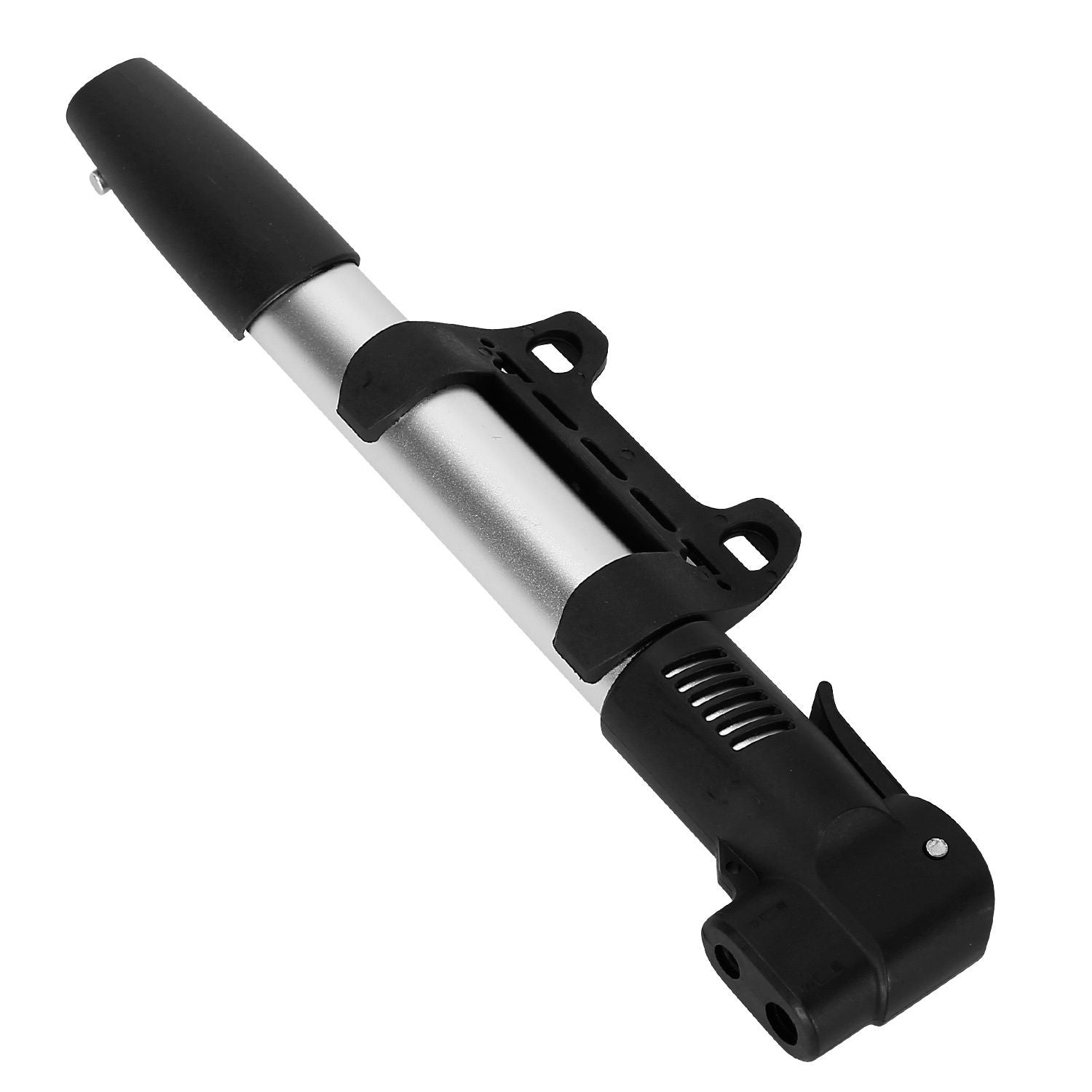 Mini Bike Pump Portable Bicycle Tire Inflator Ball Air Pump w/ Mount Frame For Mountain Road Bike Presta Schrader - Discount Msrp 