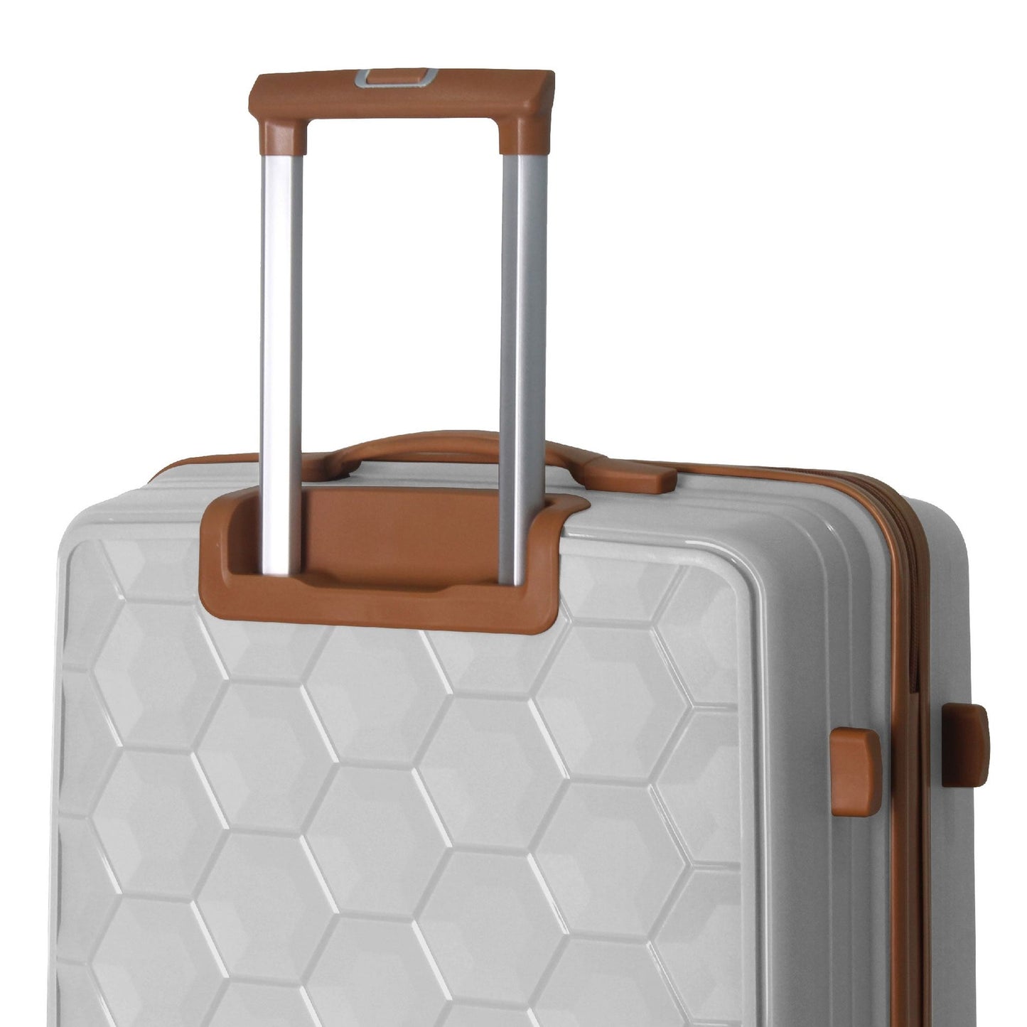 3-Piece Luggage Set Travel Lightweight Suitcases with Rolling Wheels, TSA lock & Moulded Corner, Carry on Luggages for Business, Trip, (20"/24"/28"), White - Discount Msrp 
