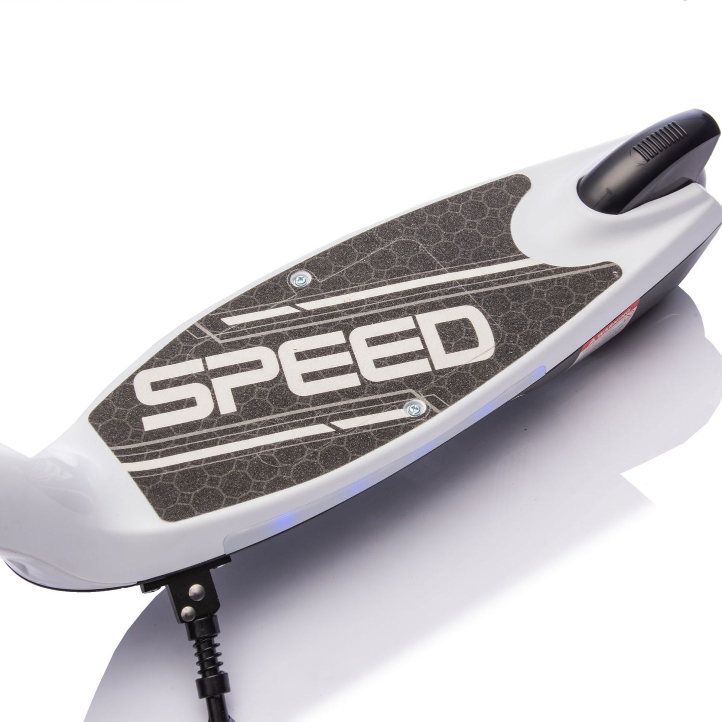 Kids Ride On Electric Scooter With Kickstand,Scooter Bell,Faster Speed And Longer Usage Time,Rear Brake,Wider Pedal,Non-Slip Handle,Colorful LED Lights,5.59-6.84 MPH For Kids 6+. - Discount Msrp 
