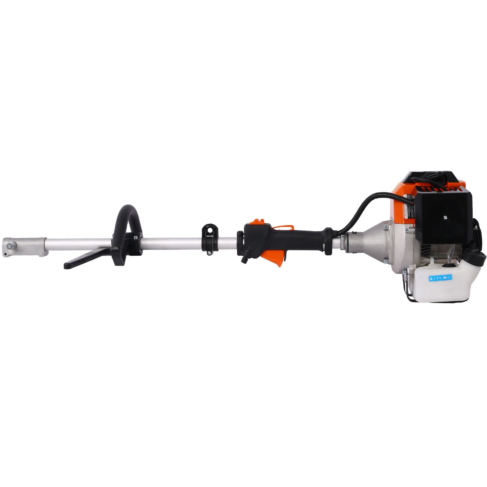 5 in 1 Multi-Functional Trimming Tool, 56CC 2-Cycle Garden Tool System with Gas Pole Saw, Hedge Trimmer, Grass Trimmer, and Brush Cutter EPA Compliant - Discount Msrp 