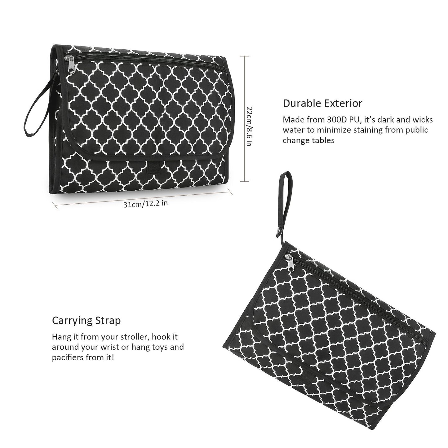 Baby changing diaper pad mother and baby travel portable waterproof diaper pad multifunctional wet wipes bag mommy bag accessories - Discount Msrp 