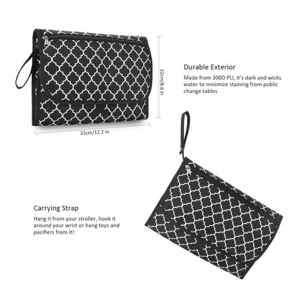 Baby changing diaper pad mother and baby travel portable waterproof diaper pad multifunctional wet wipes bag mommy bag accessories - Discount Msrp 